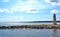 Gladstone Michigan Lighthouse on Summer Afternoon