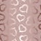 Glam heart seamless pattern. Pink hearts with marble effect. Beauty soft background. Repeated patterns. Elegant texture. Repeating