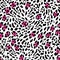 Glam leopard seamless vector print