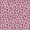 Glam seamless pattern. Skin leopard, jaguar, cheetah or panther. Rose gold effect foil for design. Pink beauty prints. Repeated gl