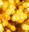 Glamorous gold shiny glow and glitter, luxury holiday background