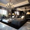 Glamorous Modern Interior Design A Touch of Elegance. AI
