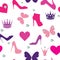 Glamorous seamless pattern.