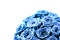 Glamour luxury bouquet of blue roses, flowers in bloom as floral holiday background