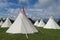 Glamping camping tipis tepees