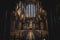 GLASGOW, SCOTLAND, DECEMBER 16, 2018: Magnificent perspective view of interiors of Glasgow Cathedral, known as High Kirk