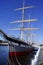 Glasgow, Scotland (UK): Tall Ship Glenlee moored at Glasgow Harbour