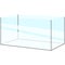 glass aquarium tank, transparent clear glass fish tank with light reflection reflected in the glass graphic illustrations.