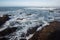 Glass Beach in the Pacific Coast. Fort Bragg, California, usa