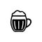 Glass of beer Icon. Night club icon. Element of place of entertainment icon. Premium quality graphic design. Signs, outline symbol