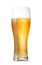 Glass of beer isolated with clipping path included