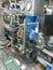 Glass bottle beverage filling machine Blur Focus