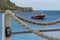 Glass Bottom boat on the sea