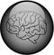 Glass Brain Button