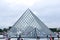Glass Builiding Pyramid at Louvre Museum, Paris