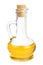 Glass carafe with vegetable oil