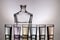 glass carafe with vodka shot glasses