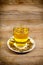Glass of chamomile - camomile tea