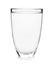 Glass of clean cool water on white background