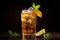 A glass of cold and refreshing iced tea. Ai Generated.NO.04