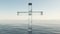 Glass cross in the sea