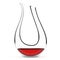 Glass Crystal Decanter with Red Wine. 3d Rendering