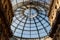 Glass Dome of Interior of Galleria Vittorio Emanuele II