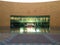 Glass door semi circular shape, entrance into the National museum in Riyadh