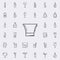 glass dusk icon. Drinks & Beverages icons universal set for web and mobile