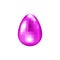 Glass Easter Egg. Precious stone for logo design. Eggs Hunt. Festive holidays symbol for cards, e-mail newsletter, sale