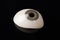 Glass eye prosthetic or Ocular prosthesis on black