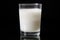 glass filled with effervescent dental whitening solution