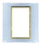 Glass frame isolated