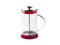 Glass French press for a coffee or tea