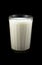 Glass with fresh milk