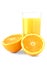 A Glass of Fresh orange juice