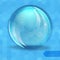 Glass glossy sphere