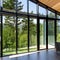 A glass house with floor-to-ceiling windows, expansive views, and a minimalist aesthetic2, Generative AI