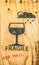 Glass icon of fragile