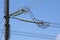 Glass Insulators on Power Line