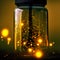 Glass Jar of Fireflies