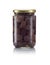 Glass Jar of Pickled Black Olives
