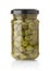 Glass jar of pickled capers
