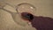 Glass Knocks Over Spilling Wine Onto Floor