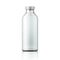 Glass medical bottle with aluminium cap.