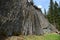 A glass mountain of volcanic origin in the Czech Republic