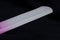 Glass nail file for manicure and cuticle