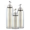 Glass Olive Oil Dispenser Bottles with Stainless Steel Spout, 3D rendering