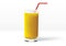 Glass of orange juice (photorealistic)