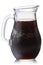 Glass pitcher of kvass, paths